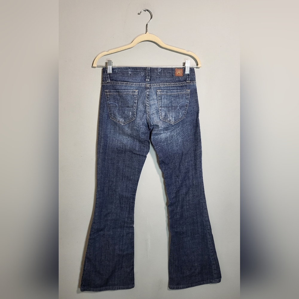 American Eagle VINTAGE Jeans Y2K 90s Flare Low Rise Size 2 Inseam 31”
